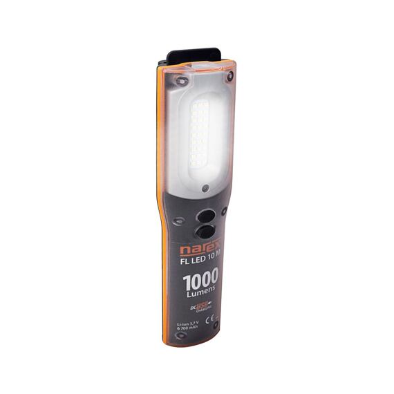 NAREX FL LED 10 M svítilna LED 10W + bodové světlo 3W, 1200lm + 220lm, Li-ion 3,7V/6,6Ah