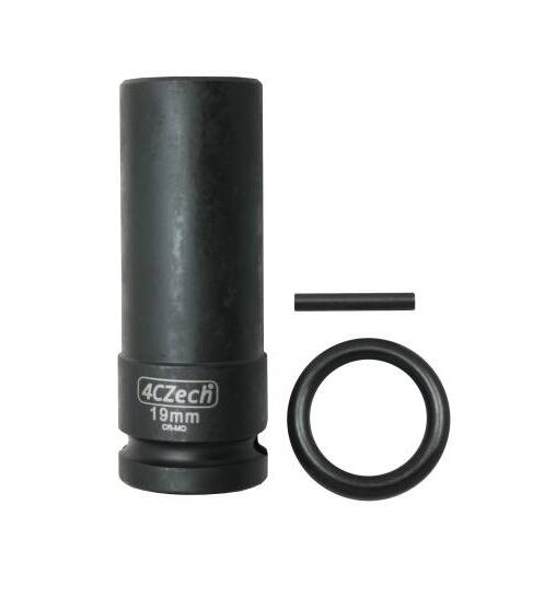 4CZech hlavice 1/2" 22mm prodloužená průmyslová Drive 4CZ-P121-06-22