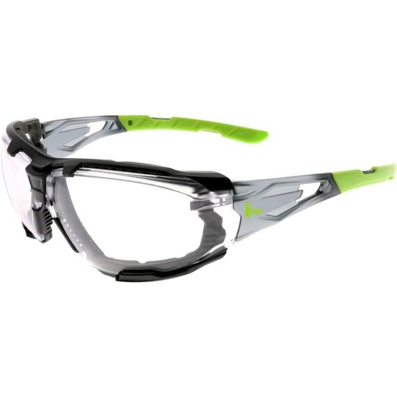 CXS OPSIS TIEVA brýle ochranné uzavřené, čiré, protiskluzové nožky
