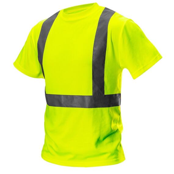 NEO triko reflexní s krátkým rukávem, vel.L, třída 2, norma EN ISO 20471, CE, 100% polyester, žluté