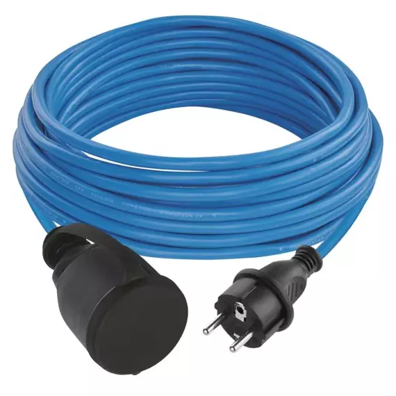 EMOS kabel 230V prodlužovací 10m/1Z SILIKON modrý, NEMRZNOUCÍ, 3*1,5mm IP44 P01410W