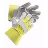 ČERVA rukavice CURLEW HiVis kombinované, žluté, vel.10,5 hovězí štípenka