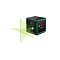BOSCH Quigo GREEN křížový laser, zelený paprsek, unidržák MM2, 3*AAA baterie, rychlomontážní adaptér