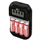 EMOS BCN-41D nabíječka baterií + 4* AA 2700mAh, N9331