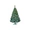 stromek vánoční BOROVICE s bílými konci 160cm + stojan 91422