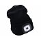 EXTOL Light čepice s čelovkou 4*45lm, nabíjecí, USB, černá, univerzální velikost 43199