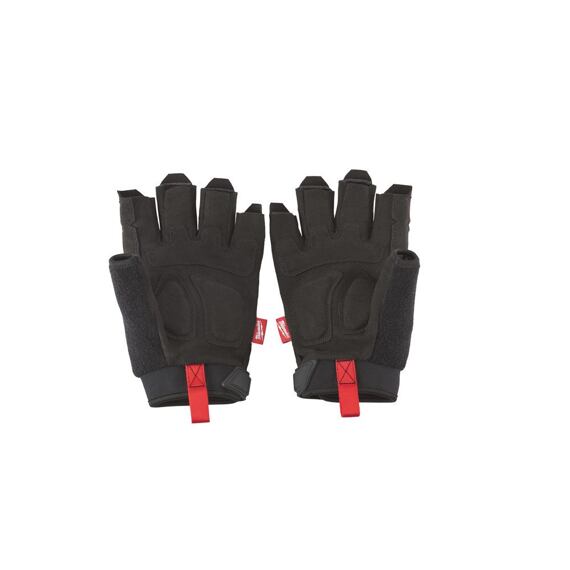 MILWAUKEE 48229743 pracovní rukavice XL/10, dlaň z umělé kůže s molitanem, AVT, prsty bez konečků