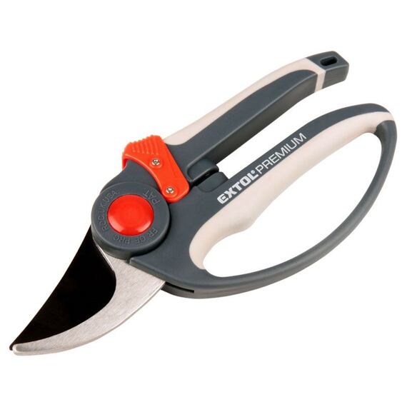 EXTOL Premium nůžky zahradnické 215mm HCS střih 15mm, ochrana prstů 8872170