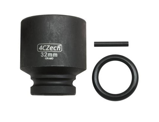 4CZech hlavice 1/2" 32mm průmyslová Drive 4CZ-P121-05-32