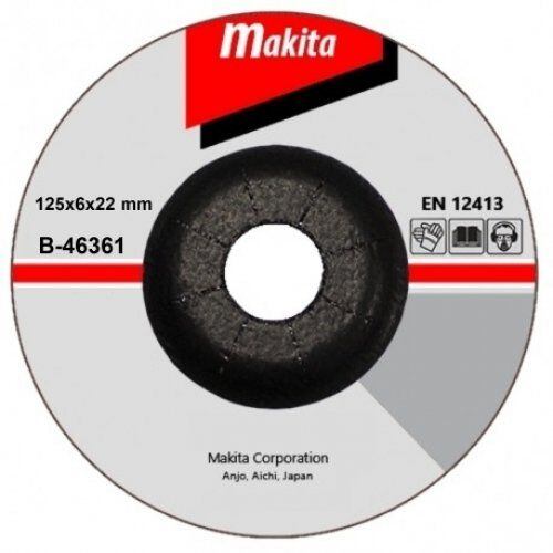 MAKITA B-46361 brusný kotouč 125*6*22,2mm NEREZ