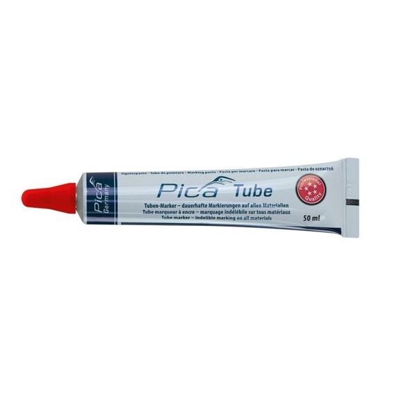 PICA Tube popisovač kuličkový v tubě, mosaz hrot s nerez kuličkou 3mm červený 575/40