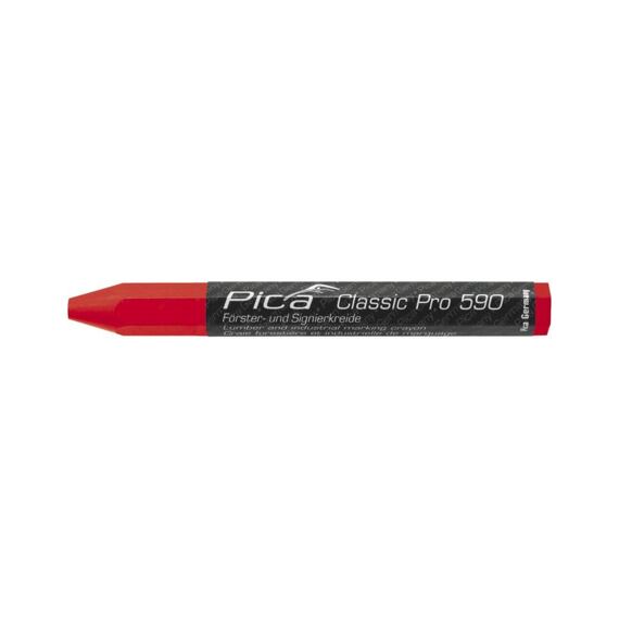 PICA Classic Pro křídový značkovač, 120*12mm, univerzální, červený 590/40