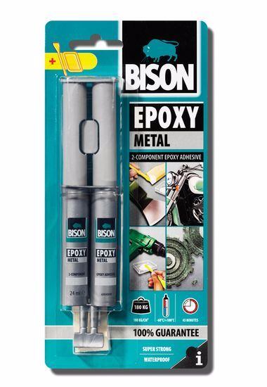 BISON 1714 Epoxy Metal dvousložkové lepidlo 24ml 1185926