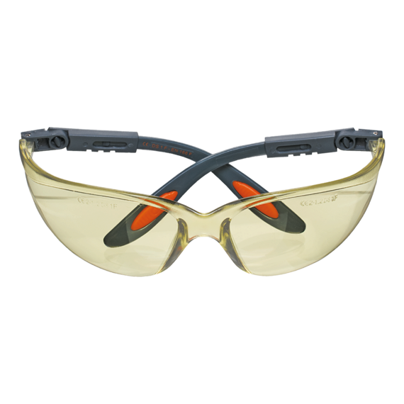 NEO TOOLS brýle ochranné žluté polykarbonát, regulace ramínek 97-501