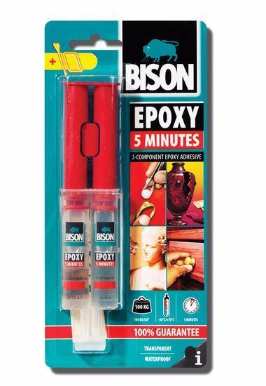 BISON 1713 Epoxy 5 minut dvousložkové lepidlo 24ml BI-1186323