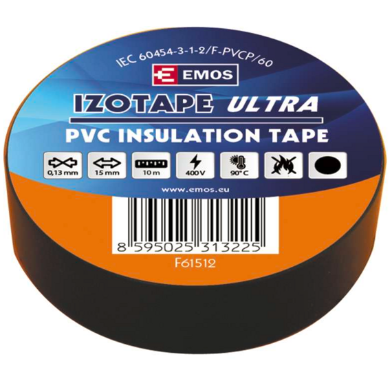 EMOS izolační páska 19mm/10m PVC černá F61912
