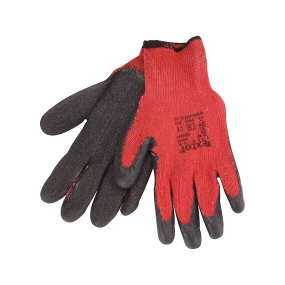 EXTOL Premium rukavice pracovní bavlněné polomáčené v latexu, vel.8 8856640