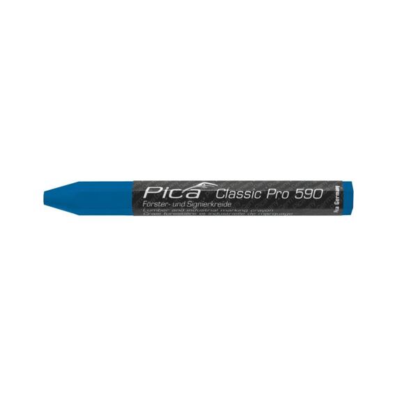 PICA Classic Pro křídový značkovač, 120*12mm, univerzální, modrý 590/41