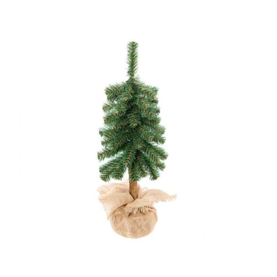 stromek vánoční SMRK 70cm, dřevěný kmen