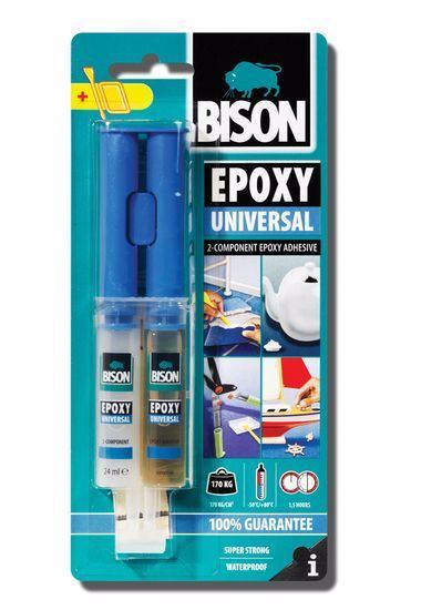 BISON 1712 Epoxy Universal dvousložkové lepidlo 24ml BI-1185853