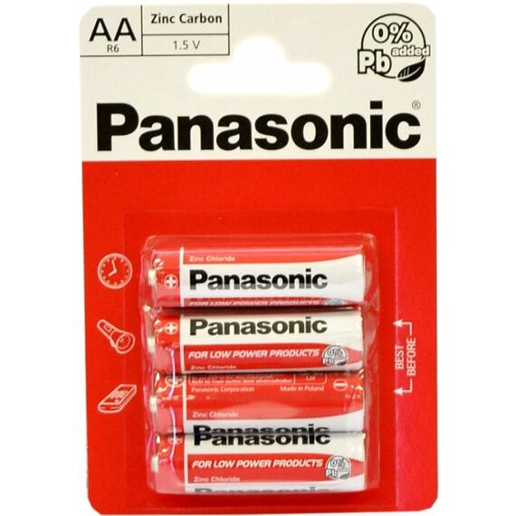 PANASONIC R6RZ AA baterie tužková