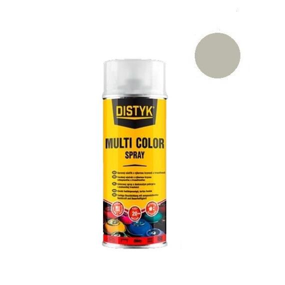 DISTYK Multi color spray 400ml RAL7032 štěrková šedá TP07032D