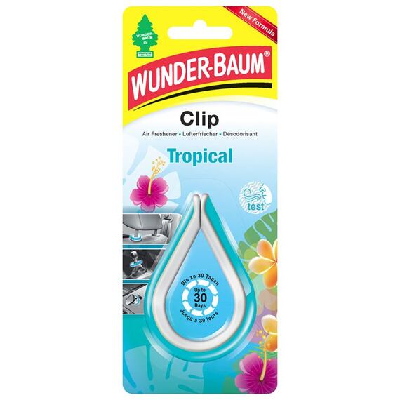 Wunder-baum vůně do auta Clip tropical WB-67400