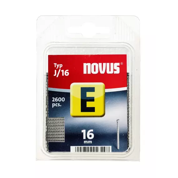 NOVUS hřebíky EJ, 16mm, 2600ks