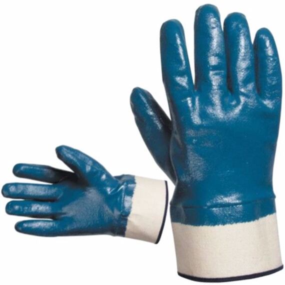 ČERVA rukavice SWIFT povrstvené, bavlna, celomáčené v silné vrstvé nitrilu 0107000799100