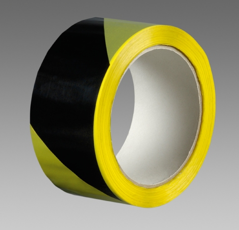 DEN BRAVEN páska lepící výstražná 50mm*66m žluto-černá Levá B715RL