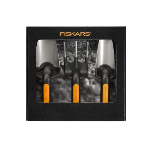 FISKARS 1005056 set PREMIUM (lopatka + přesazovací lopatka + kultivátor)