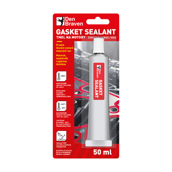 DEN BRAVEN Gasket Sealant 50ml cihlově červený RL 35005TU
