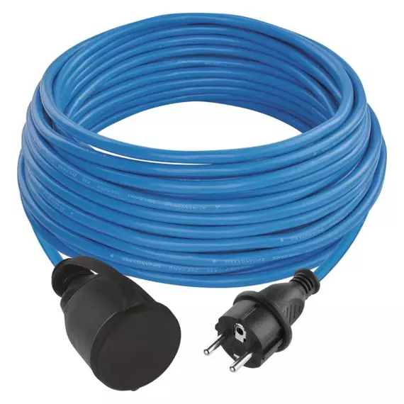 EMOS kabel 230V prodlužovací 20m/1Z SILIKON modrý, NEMRZNOUCÍ, 3*1,5mm IP44 P01420W