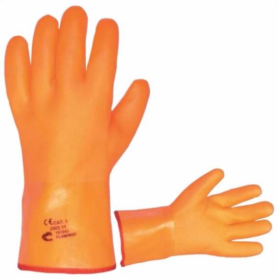 ČERVA rukavice FLAMINGO povrstvené PVC zimní 0119000199110