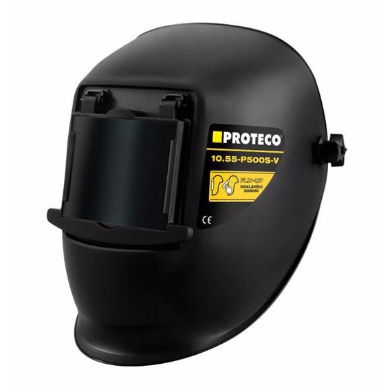 PROTECO kukla svářečská Standard s odklápěcím zorníkem 10.55-P500S-V