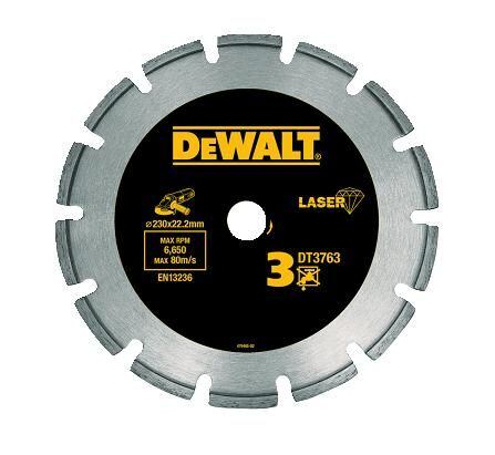 DeWalt DT3763 diamantový řezný kotouč 230mm na žulu