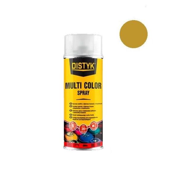 DISTYK Multi color spray 400ml RAL9182 zlatá metalíza TP09182D