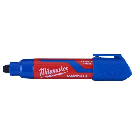MILWAUKEE 4932471561 značkovač INKZALL "XL" modrý, rychleschnoucí, beton+dřevo+kov+plast