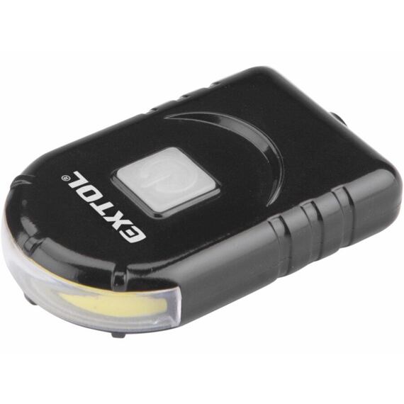 EXTOL Light světlo na čepici s klipem, magnet, 160lm, USB nabíjení 43182