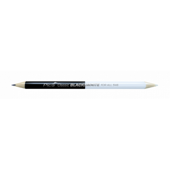 PICA tužka FOR ALL 24cm univerzální píše na většinu povrchů, černá/bílá 546/24