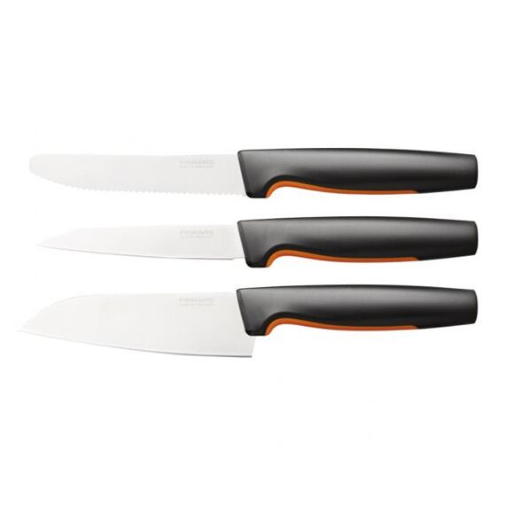 FISKARS 1057556 set nožů 3ks Functional Form (loupací, snídaňový, univerzální)