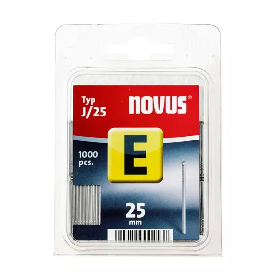 NOVUS hřebíky EJ, 25mm, 1000ks