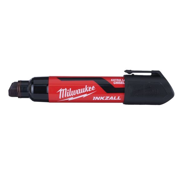 MILWAUKEE 4932471558 značkovač INKZALL "XL" černý, rychleschnoucí, beton+dřevo+kov+plast