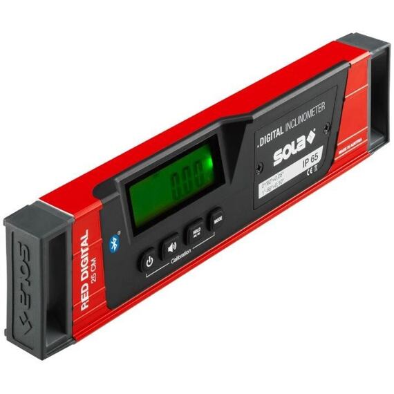 SOLA RED 25 DIGITAL digitální vodováha/sklonoměr 250mm s Bluetooth