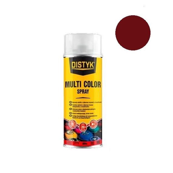 DISTYK Multi color spray 400ml RAL3004 purpurová červená TP03004DEU