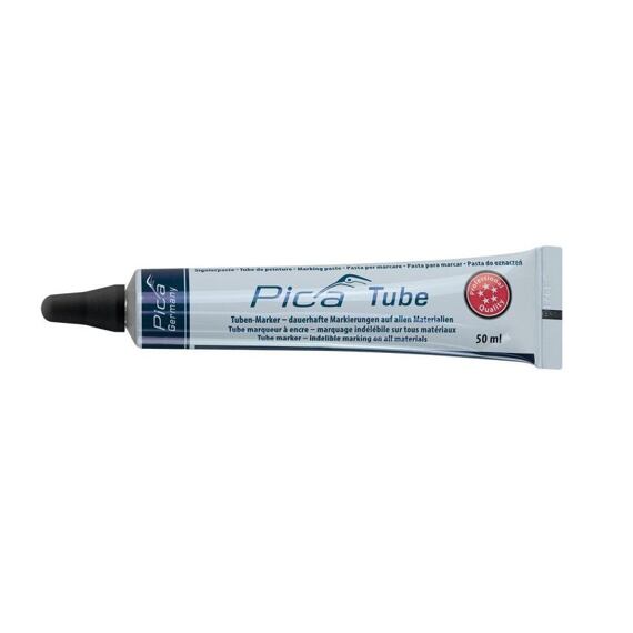 PICA Tube popisovač kuličkový v tubě, mosaz hrot s nerez kuličkou 3mm černý 575/46