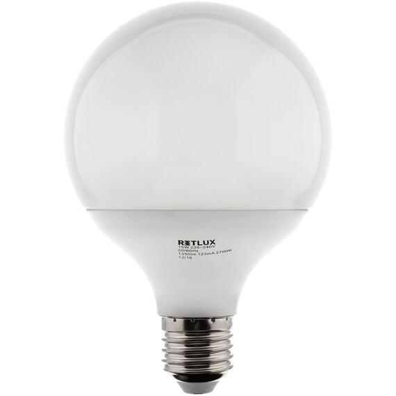 RETLUX RLL 277 LED žárovka Big Globe 20W, teplá bílá 3000K, 1800lm, G120, E27