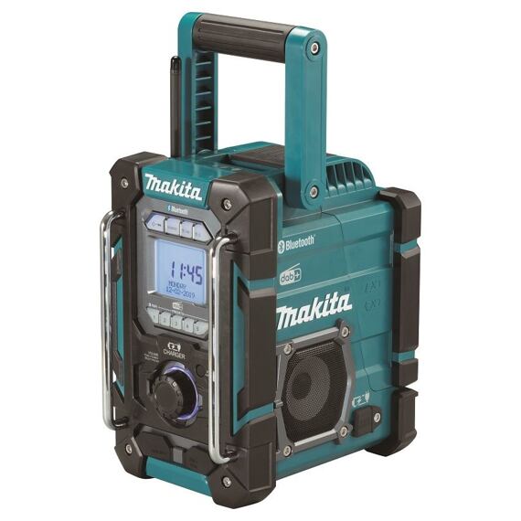 MAKITA DMR301 aku rádio s nabíječkou, DAB, Bluetooth, CXT 10,8/12V, LXT 14,4/18V, bez baterie