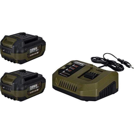 NAREX Camouflage CMFLG set baterií + nabíječka, 2*CB 4 + CN20