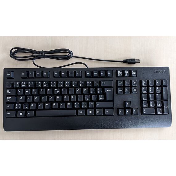 Lenovo Traditional USB Keyboard, CZ, černá